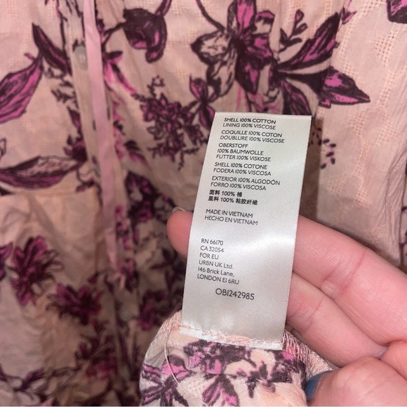 Free People Sunbaked Swing Dress in Peach Combo - Picture 7 of 10